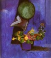 Flowers and Ceramic Plate abstract fauvism Henri Matisse